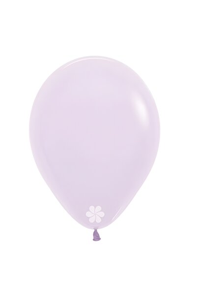 Generic Brand Λιλά Pastel Matte λάτεξ Μπαλόνι - 9"/28cm (50 τεμ)