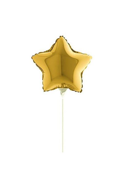 Generic Brand 5″ Mini Shape μπαλόνι Χρυσό Αστέρι (με βαλβίδα)