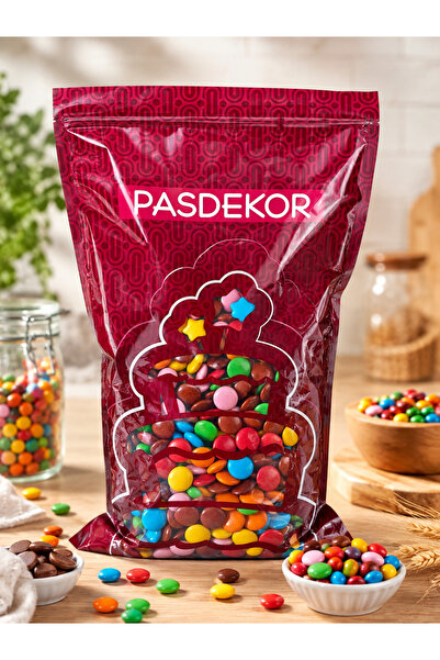 Pasdekor Bonibon Draje Çikolatalı Net 1 Kg (BÜYÜK BOY)