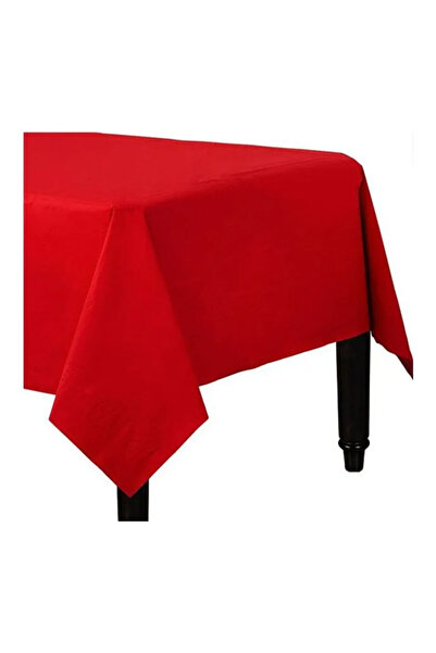 Generic Brand Κόκκινο χάρτινο Τραπεζομάντηλο (180x120cm)