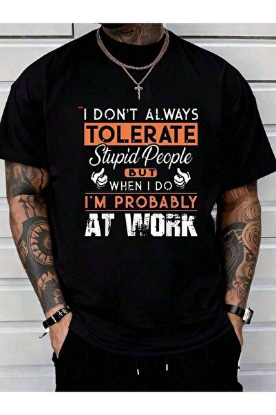 21JNRY Humorous Quote About Dealing With Foolish Coworkers Showing Bold Confi...