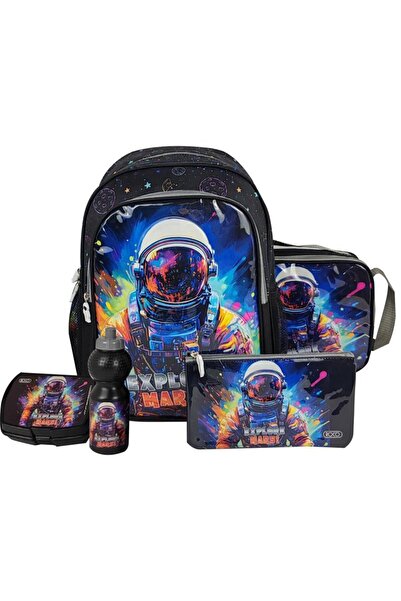 Roco Space Travel 5-in-1 Backpack with Accessory, Green/Black