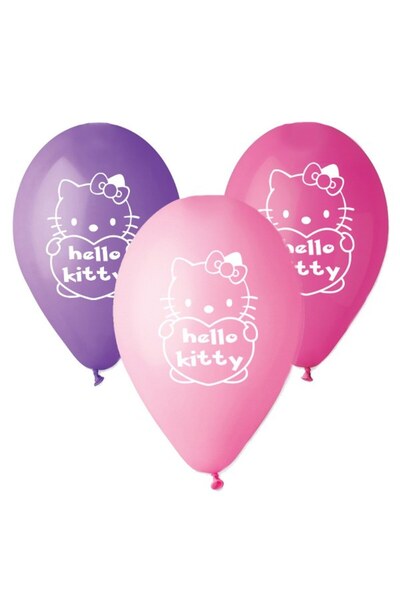 Generic Brand 13" Μπαλόνι τυπωμένο Hello Kitty (25 τεμ)