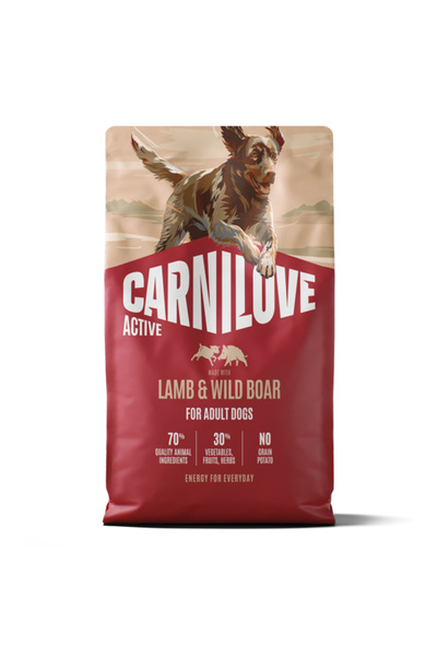 Brit Care Carnilove Ctive Dog Dry Lamb & Wild Boar Adult All Breeds 4 kg