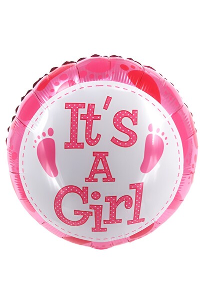 Generic Brand 18″ Μπαλόνι Γέννησης It’s a Girl πατουσάκια