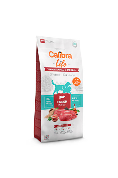 Brit Care Calibra Dog Life Junior Small & Medium Fresh Beef 2.5 kg