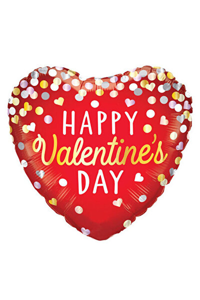 Generic Brand 18" Μπαλόνι κόκκινη καρδιά Happy Valentines Day