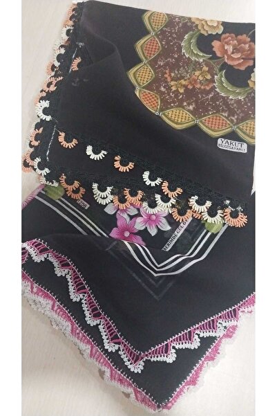 Papatyam 100 X 100 Crochet Cotton 2 Pieces of Embroidered Yemeni