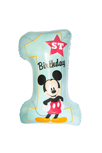 Generic Brand 28″ Μπαλόνι γαλάζιο Αριθμός 1 Mickey Mouse