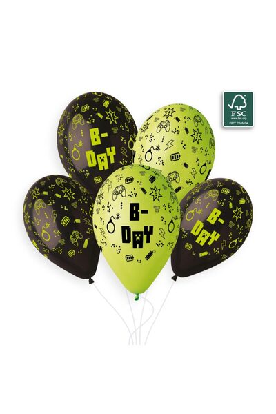 Generic Brand 13" Μπαλόνια TNT - Birthday (25 τεμ)