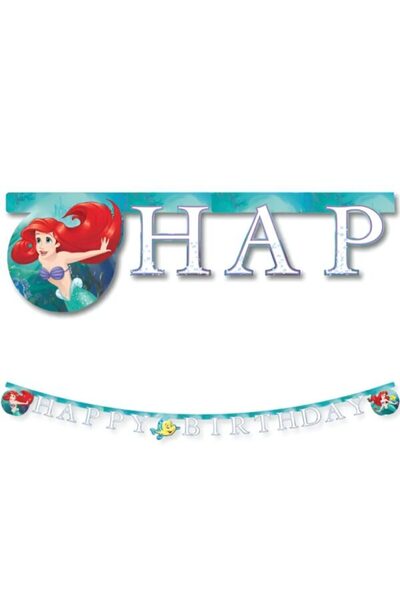 Generic Brand Γιρλάντα Γενεθλίων Γοργόνα Άριελ 200cm