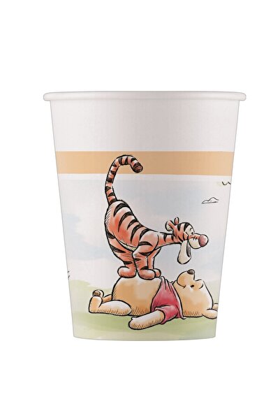 Generic Brand Χάρτινα Ποτήρια - Winnie the Pooh (8 τεμ)