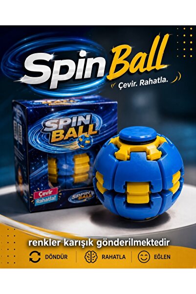 hauswert Stres Topu Duyusal Oyuncak - SpinnBall Stretch Oyuncak 1 Adet