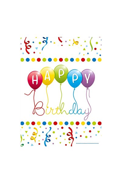 Generic Brand Σακουλάκια για δωράκια Happy Birthday (6 τεμ)