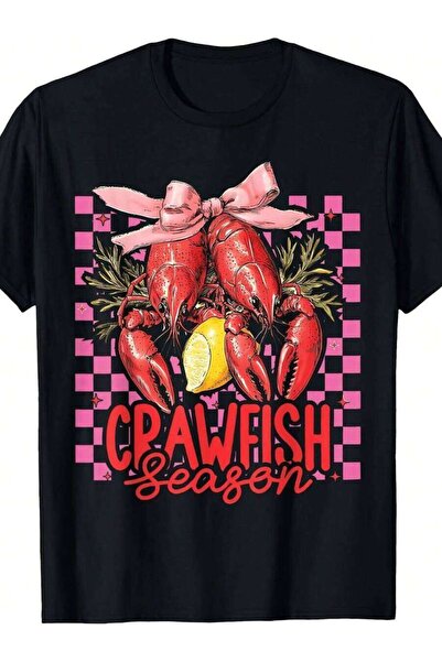 Generic تي شيرت Season Crawfish Boil Lobster Cajun للرجال والنساء