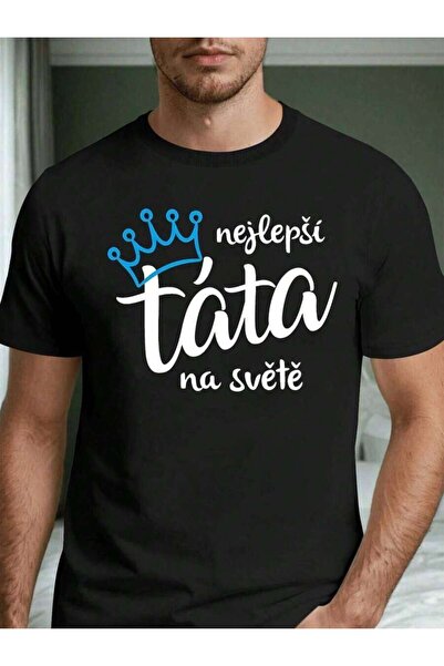 26LIK Men'S Funny Dad T-Shirt - Pure Casual Crew Neck Shirt, Printed With Tex...