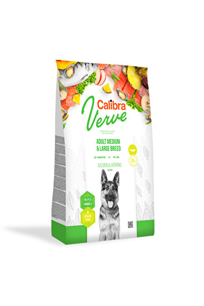 Brit Care Calibra Dog Verve GF Adult M & L Salmon & Herring 2 kg
