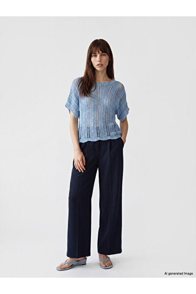 LC Waikiki Pantaloni largi de damă din material textil