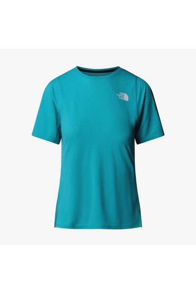 THE NORTH FACE تي شيرت للجري باللون الأزرق للسيدات من سلسلة Summit Series Hig...