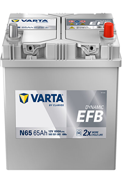 Varta N65 EFB 12V 65Ah 650A Start Stop Yüksek Kutup Akü – Yeni Seri – 2026 2....