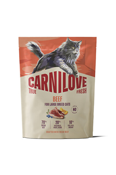 Brit Care Carnilove True Fresh Cat Dry Beef Adult Large Breeds 400 g