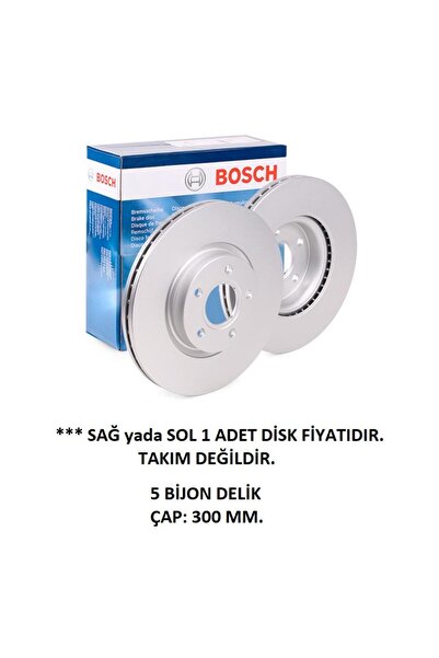Bosch ÖN FREN DİSKİ FOCUS 2-3 KUGA 1 CONNECT V408 2013+ VOLVO S40 2 V50 C70 2...