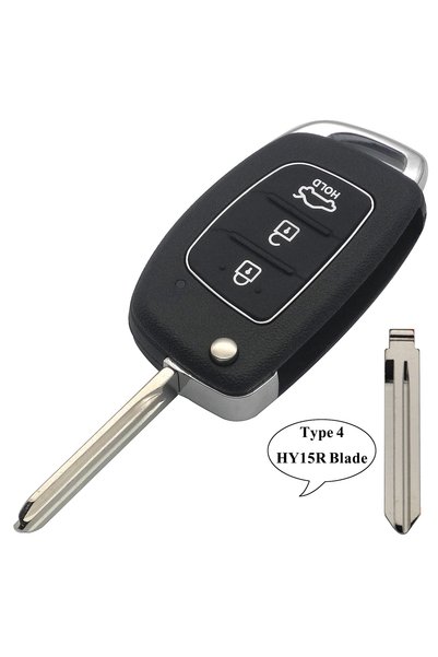 Choice HY15R Jingyuqin HY15/HY20/TOY40 Flip Remote Key Shell Fob for Hyundai ...