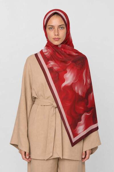 Mooncorn Pure Desen Hebei Silk Shawl
