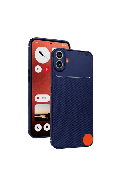 UnDePlus Nothing Phone 1 CMF Kılıf Karbon Silikon Case