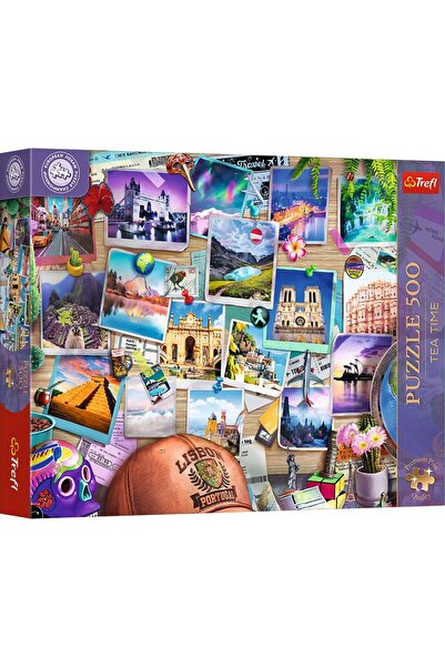 Trefl PUZZLE 500 PREMIUM PLUS TEA TIME CAMPIONATUL EUROPEAN AMINTIRI DE CALAT...