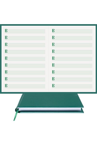 BİDEFTER Music Notepad |   Do Anahtarli |   100% Handmade, Hand Sewn (Thread ...