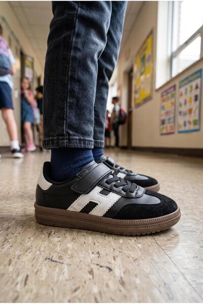 Tuğba Ortopedi 0025 Unisex Kids Black Sneaker
