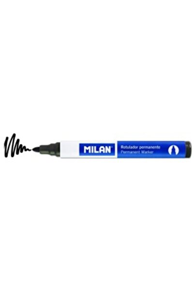 Milan Permanent marker round tip black 16429122
