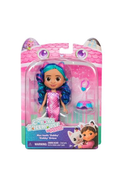 Spinmaster GABBYS DOLLHOUSE FILMUL PAPUSA SIRENA CU ACCESORII