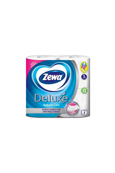 Zewa Hartie Igienica Delicata cu 3 Straturi - Deluxe Delicate Care, 4 role