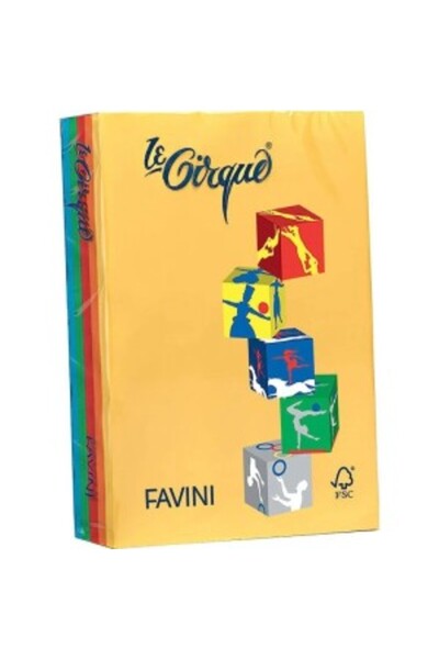 Favini Hartie colorata 80g/mp a4 asortata 5 culori intense a71x514