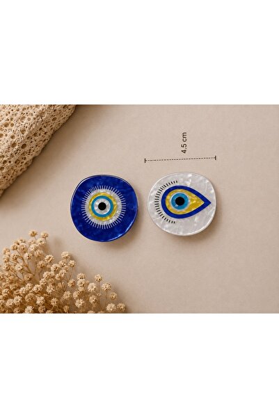 Markiz Takı Double Evil Eye Buckle Set 4.5 cm (2 Pieces)