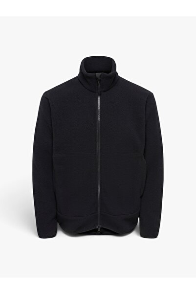 Only & Sons ONSJASON PRTC FLEECE JACKET OTW NOOS Erkek Siyah Ceket - 5054882