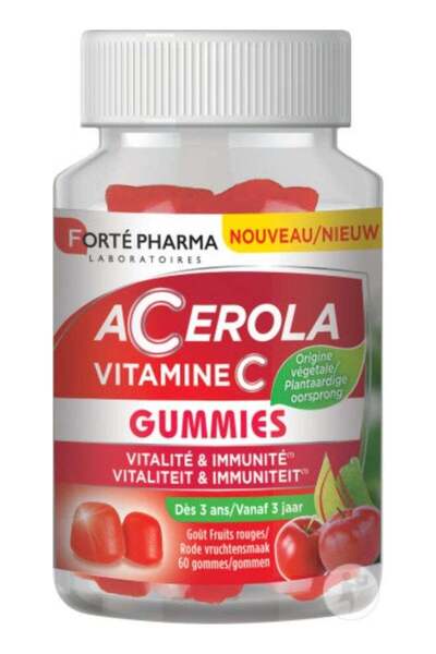 Forte Pharma ACEROLA VITAMIN C GUMMIES 60S