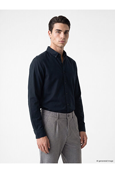 LC Waikiki Cămașă bărbătească Oxford Slim Fit