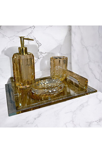 Genel Markalar konak alışveriş 12020 -BANYO SETİ KRİSTAL GOLD