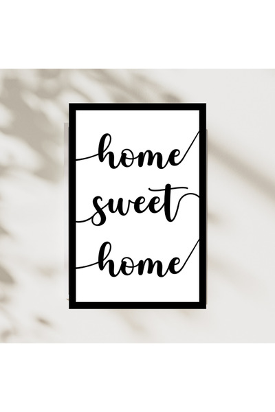 Step and Maker Pictură decorativă de perete cu textul „Home Sweet Home”