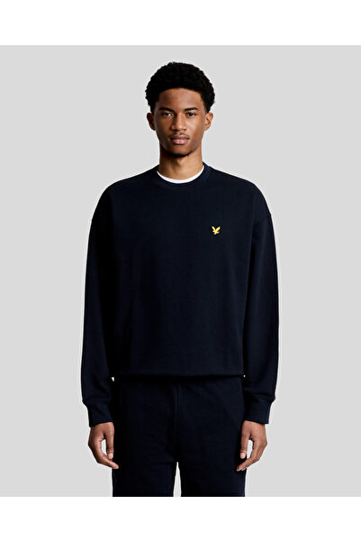 Lyle & Scott Bluză sport clasică din bumbac cu logo pe piept, regular fit