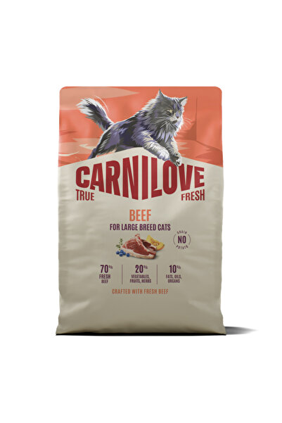 Brit Care Carnilove True Fresh Cat Dry Beef Adult Large Breeds 2 kg