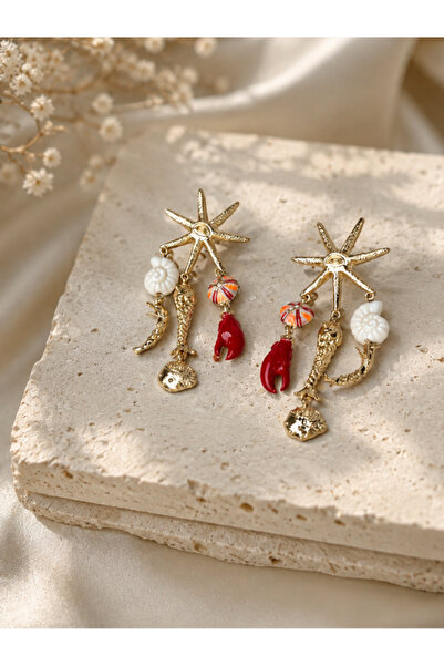 bijux by mrv Zr Sea Theme Earrings