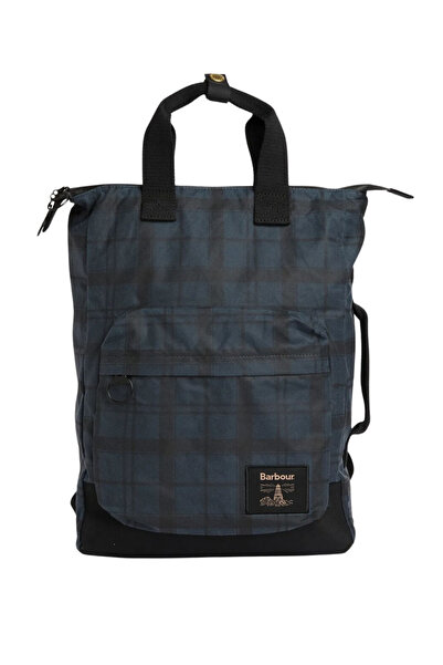 Barbour Field Yağlı Sırt Çantası NY75 Navy Tartan
