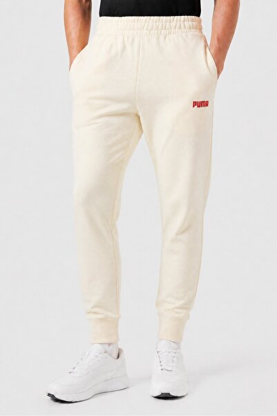 Puma Men Sportswear Fit Outdoor Sweatpants, Cream