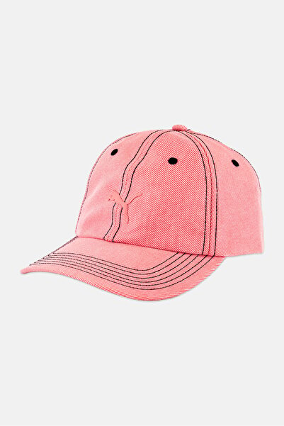 Puma Men Brand Logo Adjustable Cap, Pink