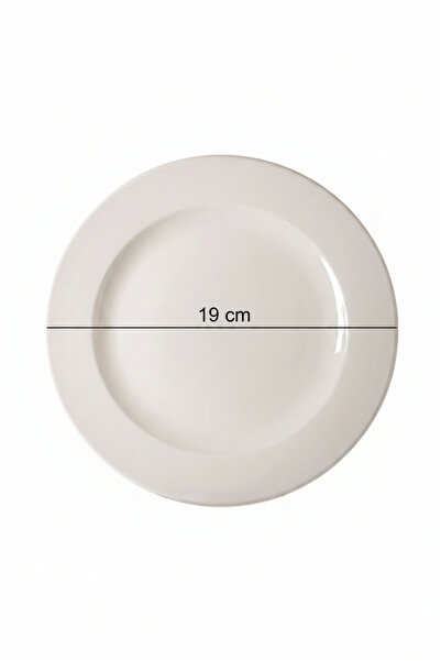 rinart 12-Pack Tuna Pasta Plate (with Sides) 19cm Cream