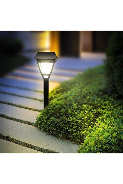 OEM Hoff LED ηλιακό φωτιστικό, πλαστικό, Υ 36 εκ., μαύρο